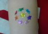 glitter stars tattoo